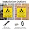 Signmission Radiation & Laser Sign, 10 in H x 7 in W, Plastic, Rectangle OS-2PACK-CR-P-710-V-10253 - alternate 7
